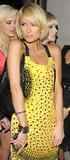 Paris Hilton pictures leggy yellow dress Prive nightclub