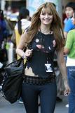 Misha Barton shows her bra wearing teared tshirt while walking the streets of Sydney