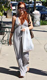 Ashlee Simpson shows pregnant body and some pokies as she shopping at Kit Kraft Hobby Shop in Studio City